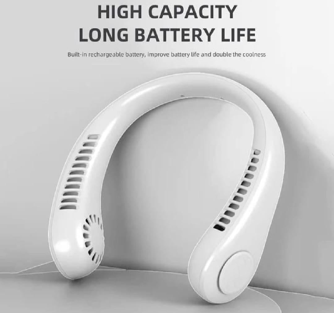 ❄️ Cool Breeze Neck Fan – Stay Cool Anywhere 🌬️