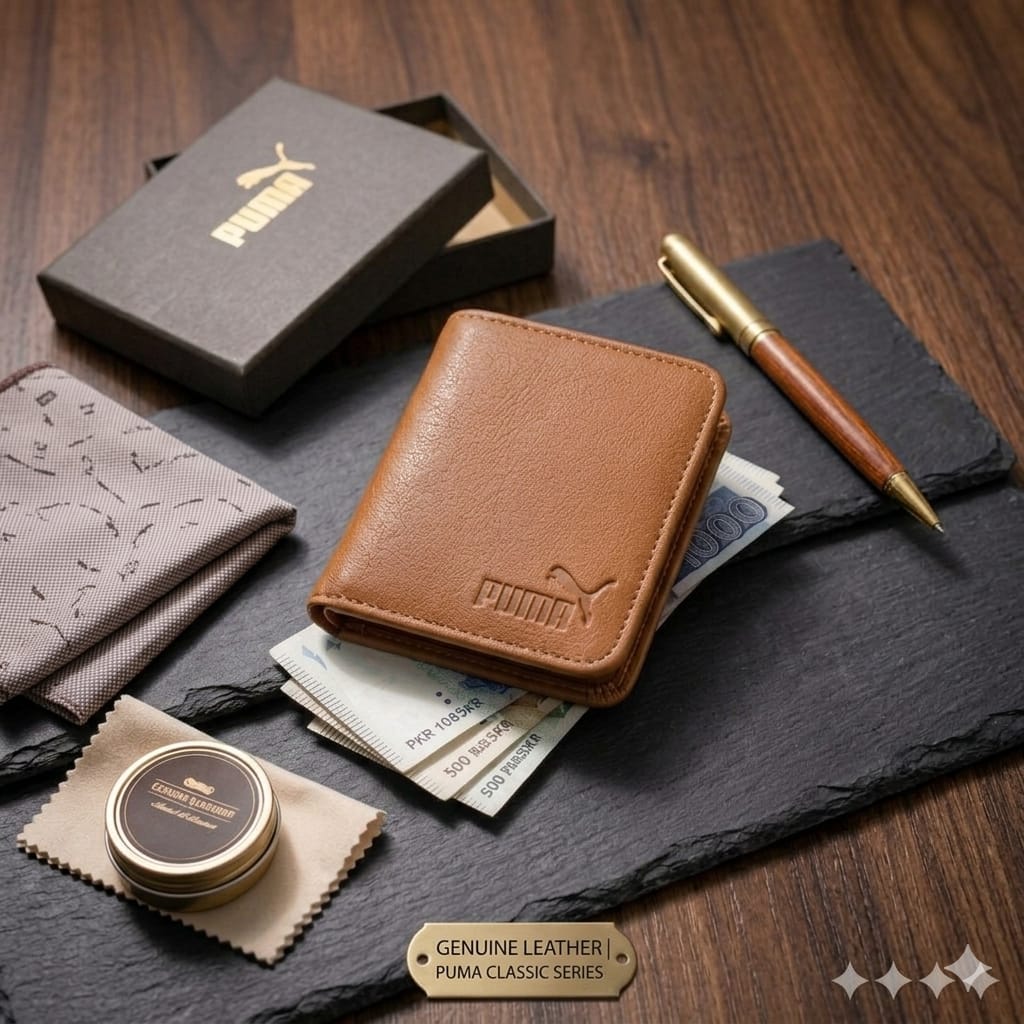 Upgrade your style with this premium quality leather wallet 💼
